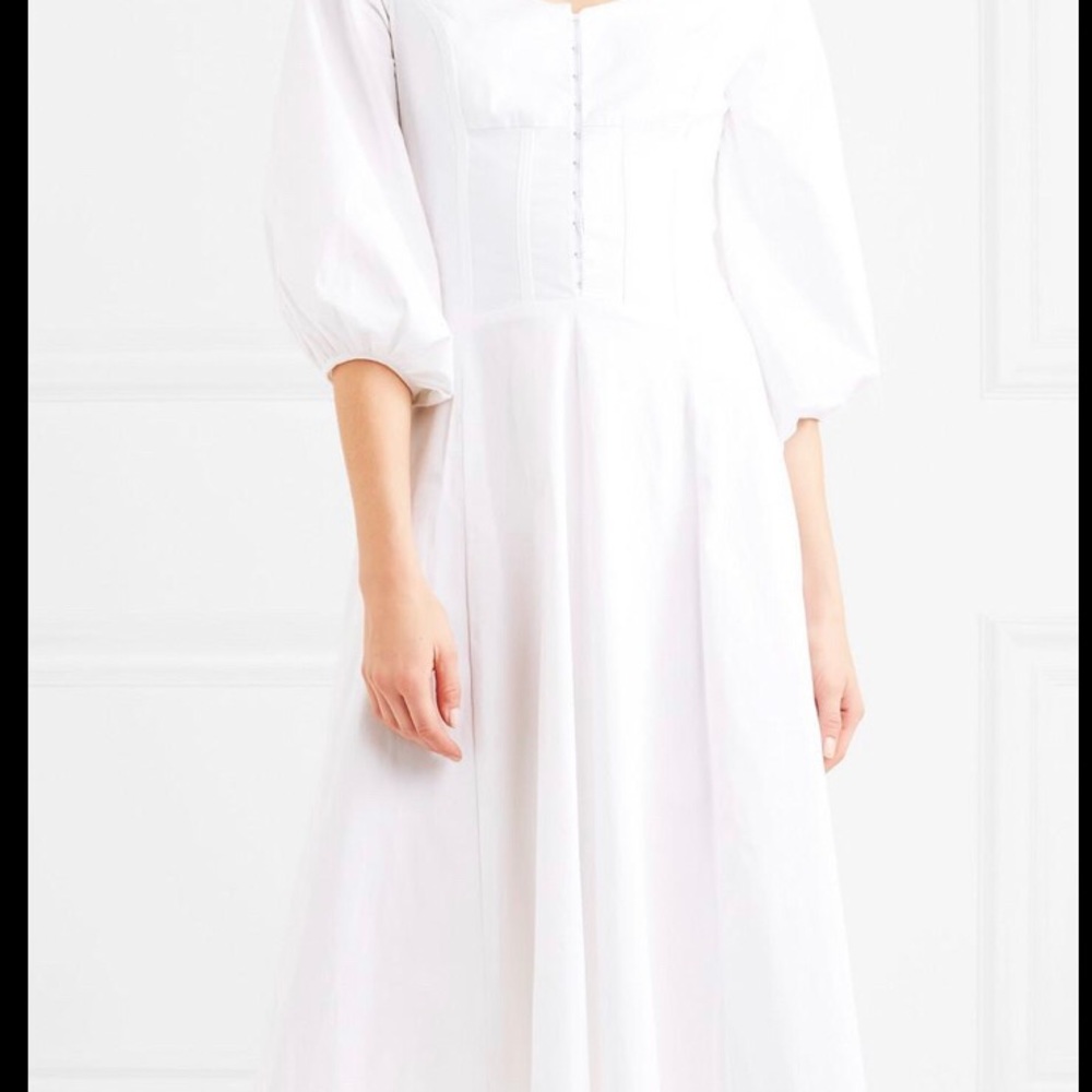 Staud Eden Cotton Poplin Dress